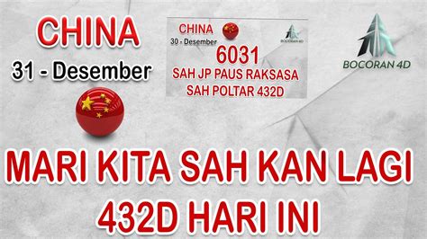 angka keluar china.